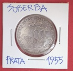 Moeda de Portugal, valor 10 escudos, material Prata, Soberba!!!!