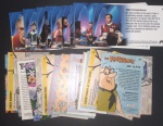 Colecionismo- 31 CARDS !! sendo 12 unidades do filme STAR TREK !! e 19 unidades desenhos de FLINSTsTones !! perfeito estado !! acervo de colecionador !!