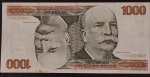 Cedula - Brasil - Valor de 1000 cruzeiros !! Barão Branco !!! ass. Mario henrique Simonsen  e Paulo H. P. Lira  !! alto valor de mercadoi !! estado de soberba !! valor de mercado cerca de 160 Reais !