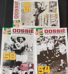 3  Revistas Placar Comemorativas !! Coleção historia das Copas do Mundo !! todo resumo de cada copa !! edição Brasil 1950 !!+ Suiça 1954  !! + e Suecia copa 1958 com garrincha e Pele na capa  !! + acervo de colecionador !! alto valor de mercado !!!