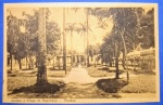 cartofilia - Manaus , Jardim da Praça da República !!! Raridade ! Decade de 1940  !!!  preto e branco !!! 