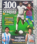 Revista - Os 100 Grandes Craques do Futebol !! Edição Futebol Mania !! acervo de colecvionador !! tudo sobre os craques !! acervo de colecionador !