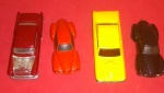 4 miniaturas 2 hot customizados + 2 fabricante desconhecidos !!
