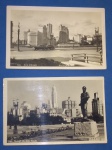 Cartofilia - 2 peças , vista parcial centro da cidade !!! De São Paulo !!!  raridade !! decada de 1950  !!! !!!