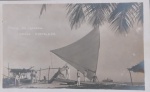 Cartofilia !! imagem de jangadas na Praia de Iracema  !! Patinho de Alagoas  !!!! decada de 1950 !! raridade . acervo de colecionador !!