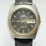 TECHNOS TECHNOMATIC - Relógio automático, funcionando. Pulseira: 19mm. Caixa: 3,6cm x 3,6cm, vertical x horizontal, sem contar a coroa. ***ATENÇÃO! ESTE RELÓGIO NÃO POSSUI GARANTIA DE FUNCIONAMENTO. Produto sendo vendido conforme ESTADO, testado, ou não, diz respeito apenas ao momento da catalogação. Recomenda-se revisão.*** Se necessário, solicitar mais fotos, vídeos ou perguntas para análise via e-mail reidaantiguidade@gmail.com, Obrigado pela visita!