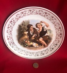 Prato de porcelana original da marca F.R. Bavaria, fabricada na Alemanha.