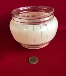 Cúpula de vidro vintage para luminárias no estilo modernismos Retro.