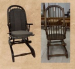 Cadeira de balanço alta- conforme imagem