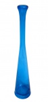 Vaso longo em pasta de vidro, tonalidade azul. medidas: Alt. 39 x 08 cm