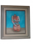 FRANCIS BERNARD - Assinado c.i.e  datado, 03 - 01 - 85 no verso - Pintura Inspirada na ex Mulher. Óleo sobre tela.  MEDIDAS DA TELA: 63 X 53 cm - BIOGRAFIA DO ARTISTA: FRANCISCO CARLOS BERNARD Pintor, autodidata, nascido em Ponta Porã  MS 1979- Medalha de prata  I Salão do artista jovem  CG  MS Individual na Academia de Arte e Cultura do MS Individual em Ponta Porã Premiado no II Salão de Outubro da A.A.C 1980- Coletiva no Atelier Estrela do Oriente  SP
