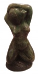 Alfredo Ceschiatti - "Vênus" Escultura em bronze patinado representando, nu feminina. Apresenta selo da fundição Zanni e assinatura na base.                                                         Medidas:  Alt. 110 x 55 x 40 cm.                                                                                                   (Escultura não tem certificado de autenticidade)