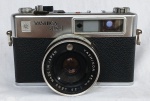 Antiga câmera fotográfica, Yashica MG-1 Yashinon 45 mm 1:2.8 lens made in Japan com estojo no estado, original (Câmera não testada)