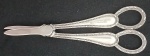 Graciosa tesoura para cortar uvas de metal espessura do à prata. MAPPIN E WEBB - PRINCES PLATE 17.5 cm.