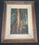 H. Braga - Raizes, OSE. 1983. Medindo: 36 x 24 cm, com moldura; 56 x 44 cm.