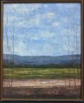 José Paulo Oliveira da Fonseca, OST, "Planície de Guaratiba". Tela: 27 X 33 cm e moldura: 62 X 68 cm.