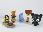 Cinco miniaturas colecionaveis do Chaves, Backyardigans, My Little Pony