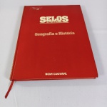 Livro selos Nova Cultural - Selos de Todo o Mundo - Geográfia e História 1986