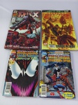 Quatro antigas HQ / Gibis da Marvel, Homem Aranha, Max Marvel e Universo marvel