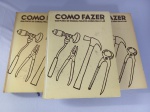 Três livros "Como Fazer" guia prátio de técnicas, projetos e idéias para o lar, vol. 1, 2 e 3