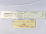 Antigos cheques de bancos da Bahia