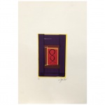 LYGIA ELUF (São Paulo - SP, 1956)  Composição. Gravura. Tiragem 13/55. 50 x 35 cm.