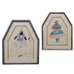 CARYBÉ, HECTOR (Lanús, Argentina, 1911 Salvador, BA, 1997)  Lote constando de 2 gravuras. Ass. 34 x 25 cm (MI). 47 x 38 cm (ME) / 38 x 36 cm (MI). 54 x 44 cm (ME).