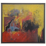 RONALDO NORONHA (São João da Boa Vista - SP, 1938) - Óleo s/ tela. Ass. cie. 90 x 100 cm (MI). 98 x 107 cm (ME). Pintor e desenhista brasileiro, conhecido por transitar entre estilos acadêmicos e contemporâneos, com foco em natureza morta e paisagens. Suas obras, marcadas pelo uso de tons neutros como o cinza, são reconhecidas em galerias nacionais e leilões.