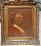 EDMUNDO MIGLIACCIO. Importante e muito bem pintado quadro óleo sobre placa, de excepcional qualidade e fatura. Rica paleta de cores e lindamente moldurado. Medidas aprox.: 45 x 38 cm e com moldura 64 x 58 cm.