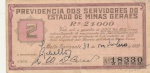 VALE DA PREVIDENCIA DE MINAS GERAIS DE 2000 REIS DE 1930