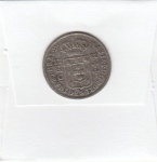 P340-80 REIS DE PRATA 1787 COROA BAIXA