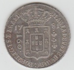 P327-160 reis de prata de 1781 soberba, coroa alta
