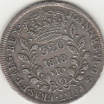 P468-320 REIS DE 1818R , R ENTRE PONTOS
