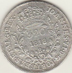 P468-320 REIS DE 1818R, R ENTRE PONTOS, SOBERBA