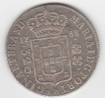 P362320 REIS DE PRATA DE 1788 COROA ALTA SOBERBA