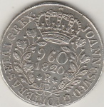 P 478, 960 REIS DE 1820R, CE -VAR 37B (R)