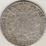 P477-960 REIS DE 1819R  SOBRE SOL ARGENTINO , CR V. 20C(E)