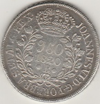 P478-960 REIS DE 1820R , SOBRE CHILE INDEPENDENTE