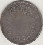 P280-SERIE J, 600 REIS DE 1770R