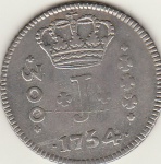 P213-300 REIS DE PRATA DE 1754B