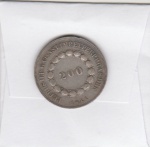 P532-SERIE CRUZADOS -200 REIS DE 1844