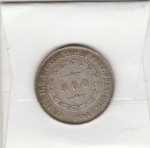 500 REIS DE PRATA DE 1851