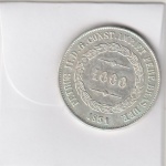 1000 REIS DE PRATA DE 1851
