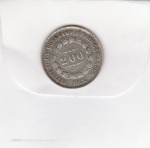 200 REIS DE PRATA DE 1862