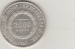 2000 REIS DE PRATA DE 1856
