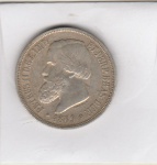 1000 REIS DE PRATA DE 1869