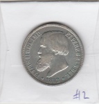 1000 REIS DE PRATA DE 1882