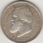 1000 REIS DE PRATA DE 1888