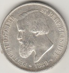 2000 REIS DE PRATA DE 1889