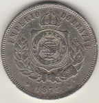 200 REIS DE 1875 , DATA MUITO ESCASSA